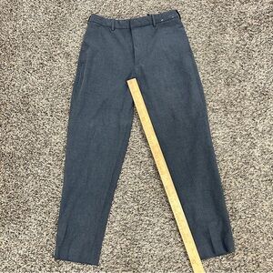 Uniqlo Men's Classic Gray Ankle Pants Inner Drawstring